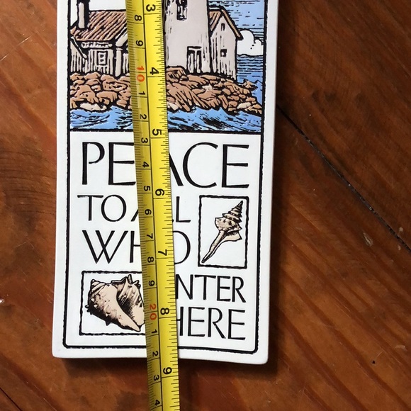 Beach House Ceramic Plaque - Lighthouse - Picture 4 of 4